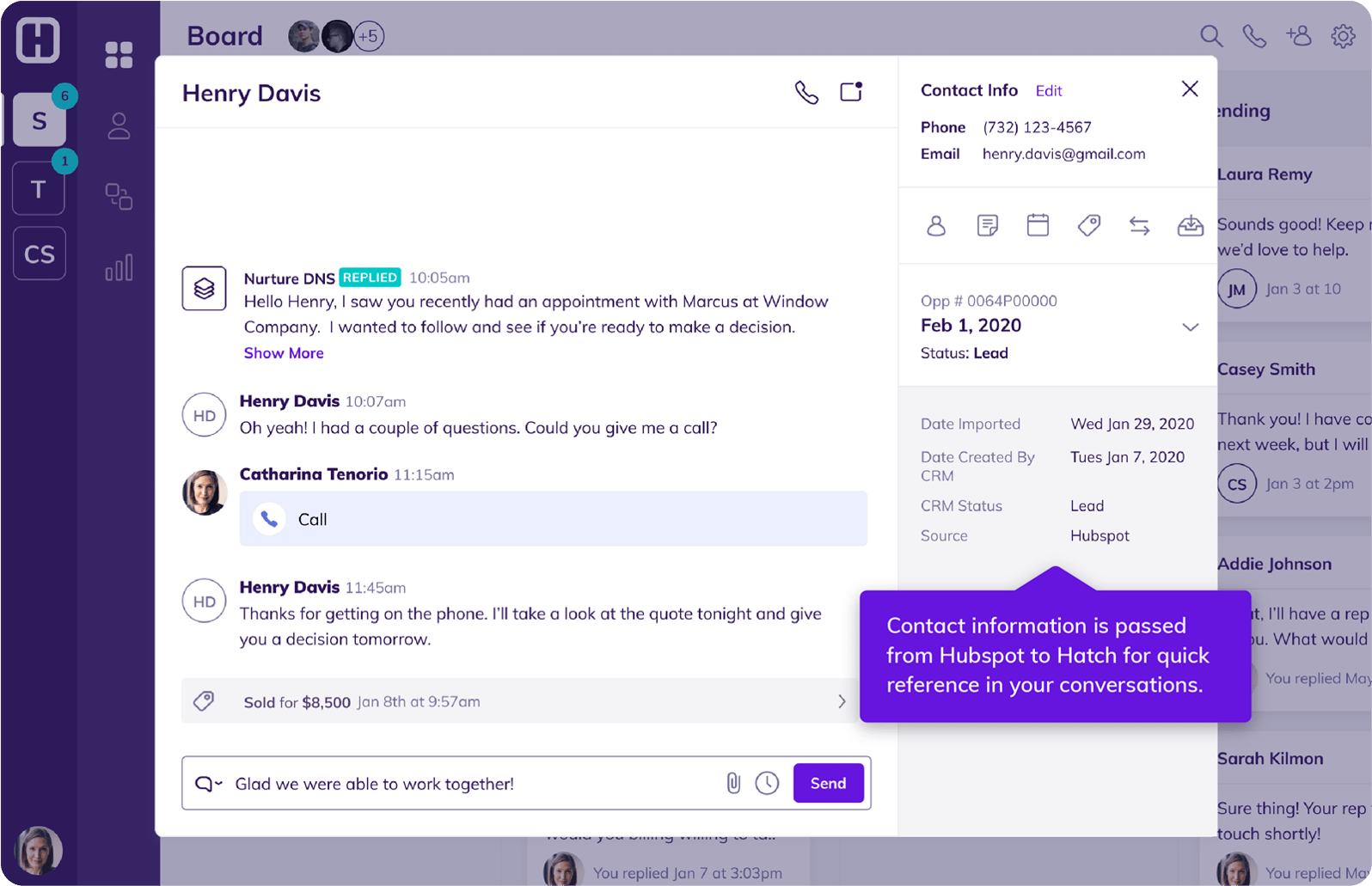 Hubspot-Integration-Hubspot-to-Hatch