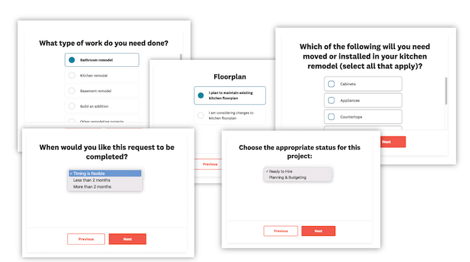 is angie's list worth it for contractors - customer questionnaire flow