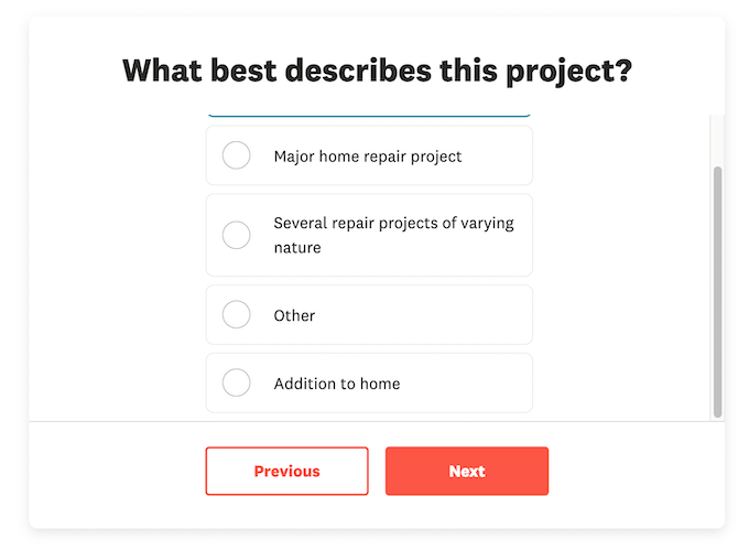 angi/angie's list homeowner questionnaire