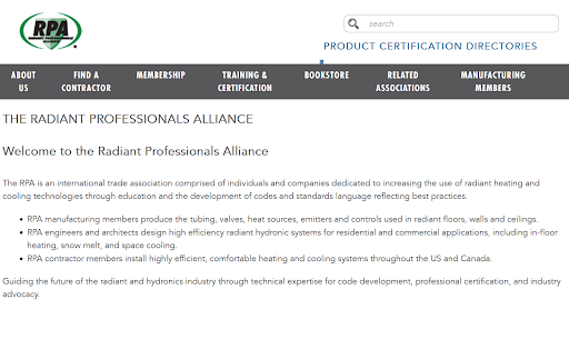 best hvac associations- rpa homepage