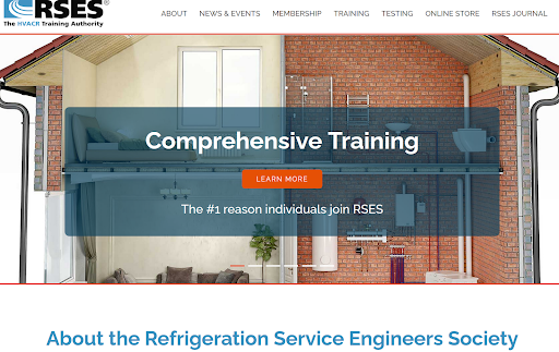 best hvac associations- rses homepage