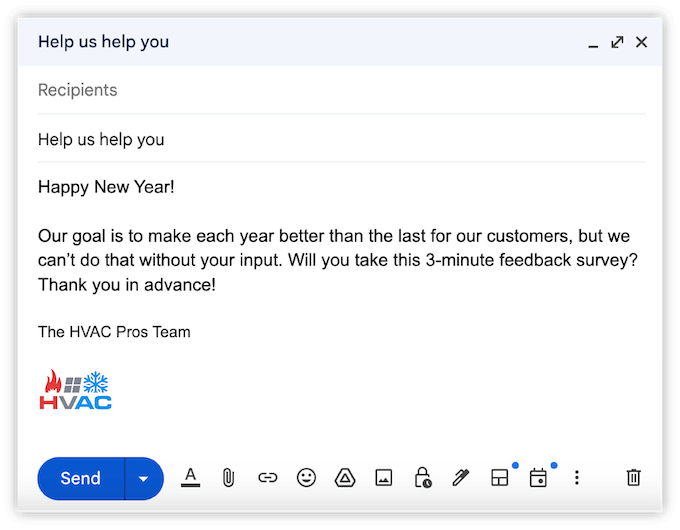 business planning checklist for contractors - customer feedback survey template example