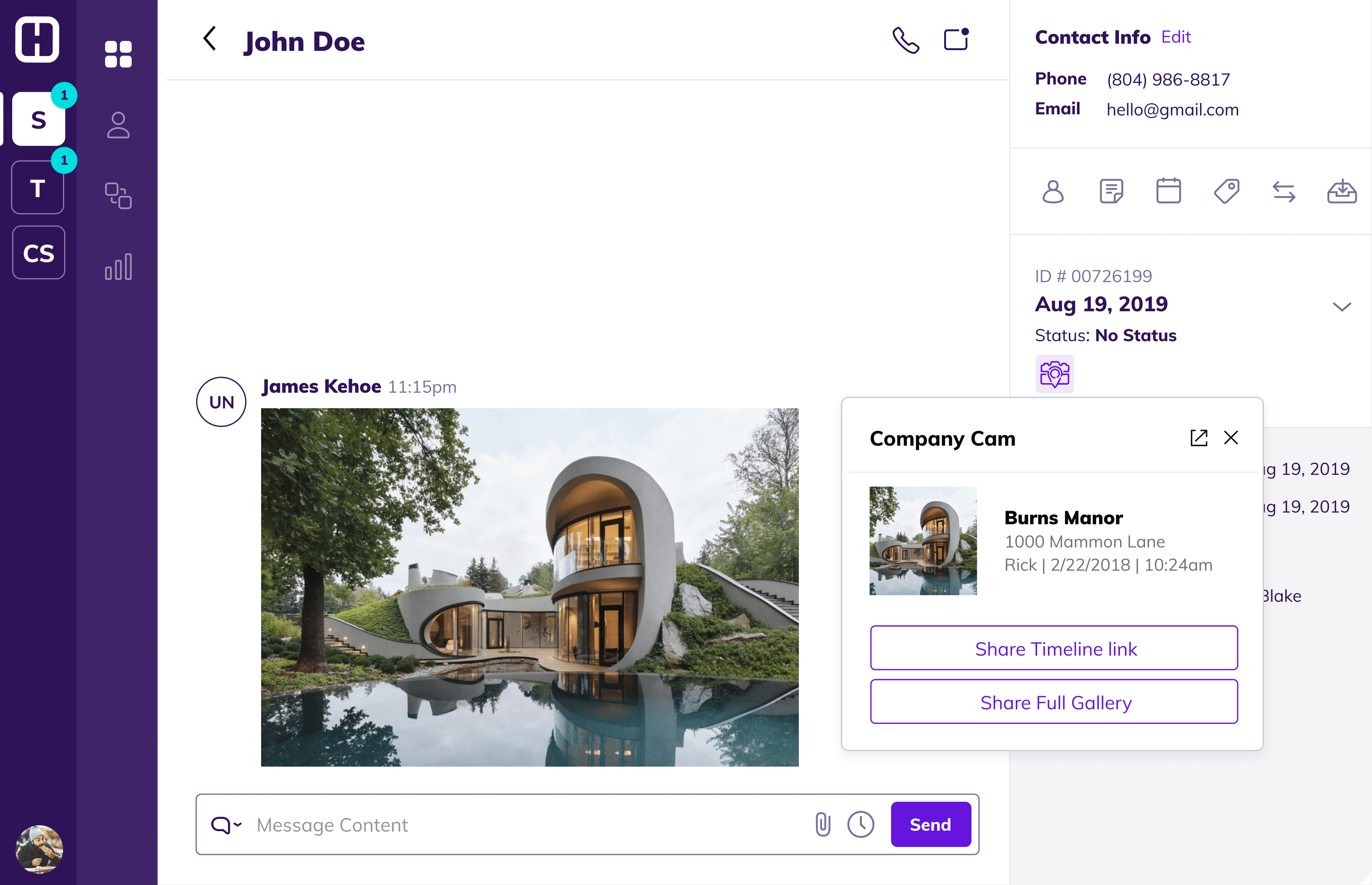 companycam hatch integration
