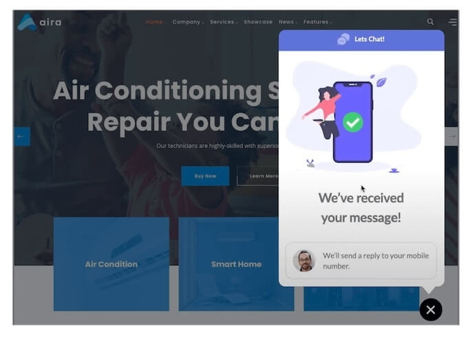 example of a live chat bot