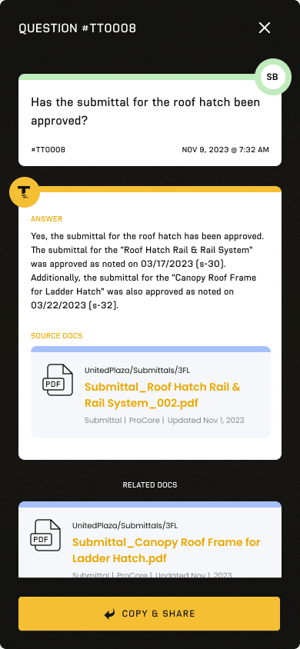 TrunkText generative AI example