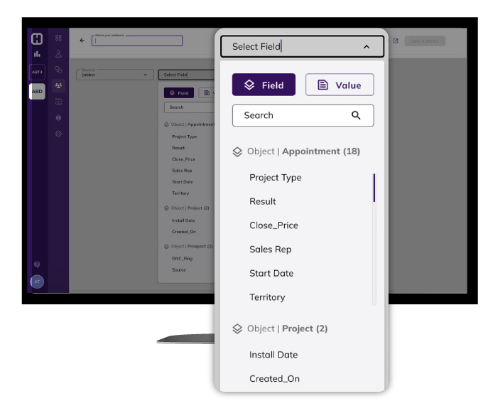 hatch-jobber integration - hatch fields