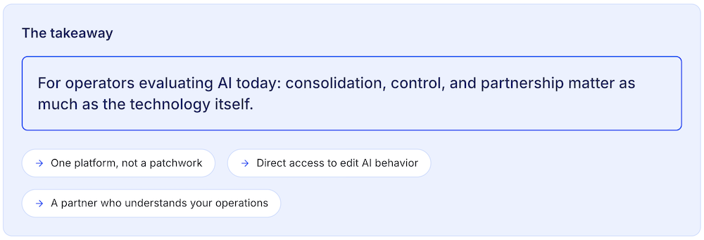 the importance of consolidation and control with ai