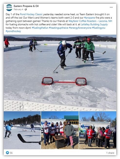 how to generates - example of a business sponsoring a local event