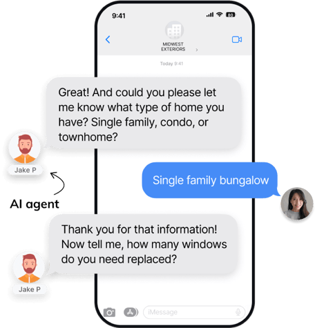 how hatch ai works - text conversation example