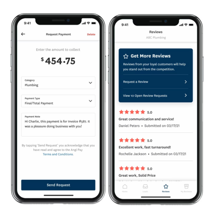 how to choose a lead aggregator - angi leads pro app