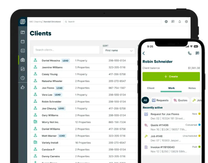 how to choose a lead aggregator - jobber crm example