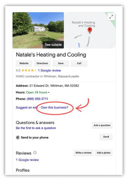 how to get more google reviews - unclaimed google business profile