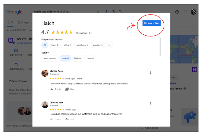 how to generate a google review link