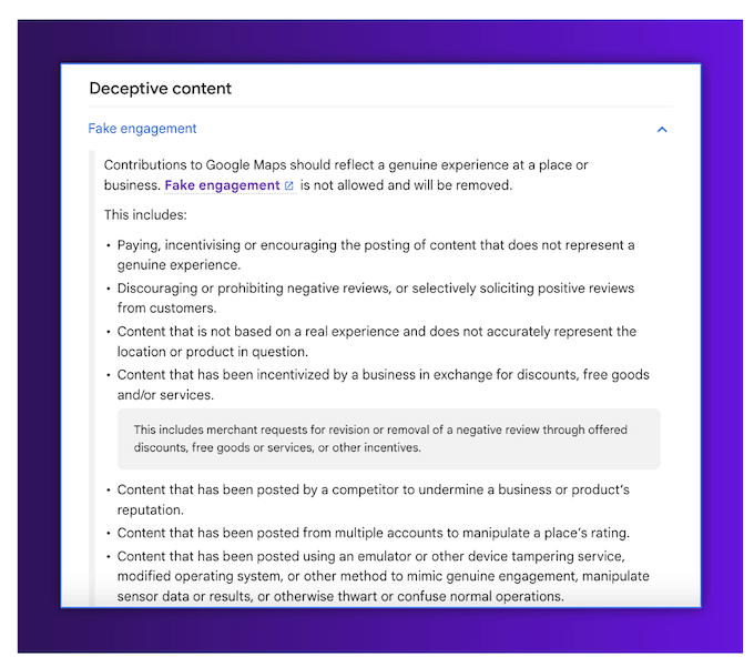 how to get more google reviews - google's review solicitation policy