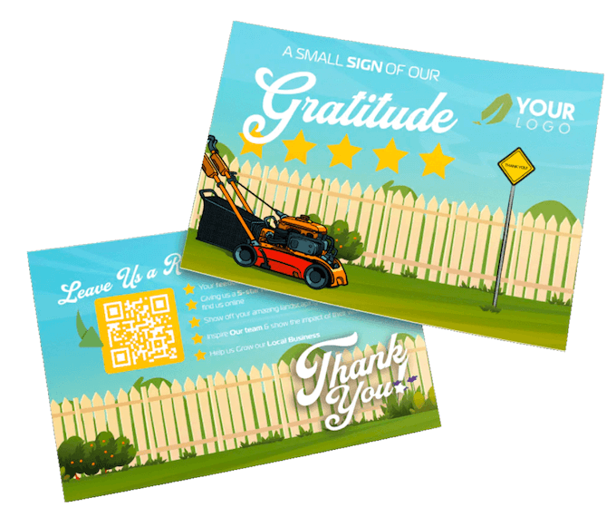 how to get more google reviews - postcard example