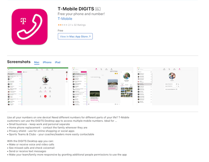 how to send a text message from a computer - tmobile digits app