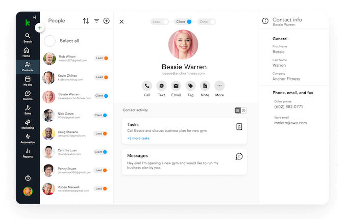 how to use a CRM tips - detailed contact information