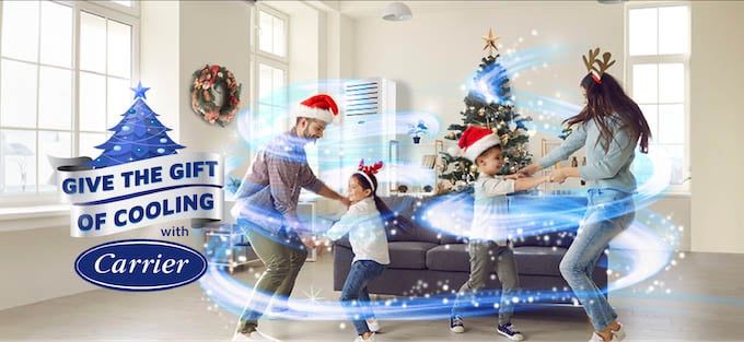 hvac holiday marketing ideas - gift of cooling