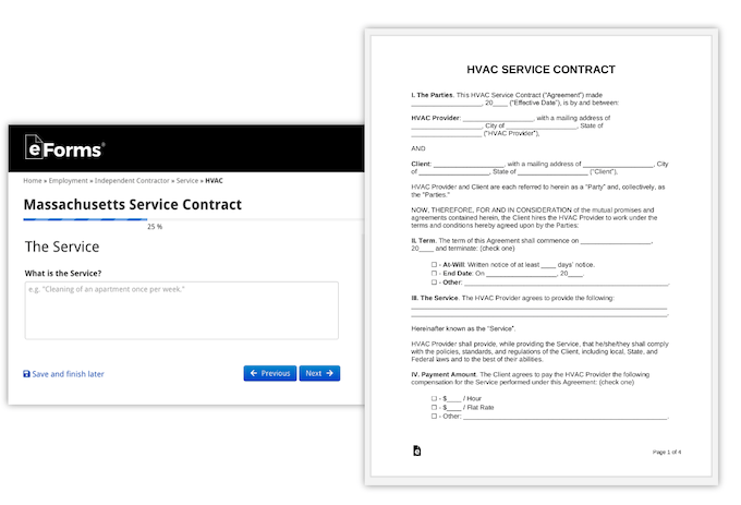 hvac preventative maintenance agreement templates - eforms service contract example