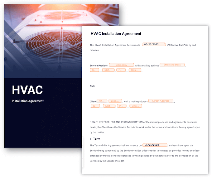 free hvac preventative maintenance contract templates - jotforms service agreement example