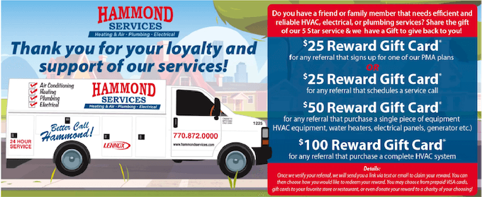 plumbing marketing ideas - referral program