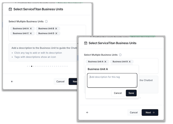 hatch ai - servicetitan business units