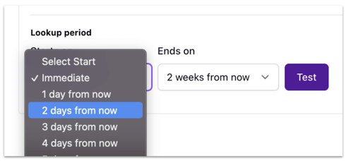 hatch ai - servicetitan lookup period