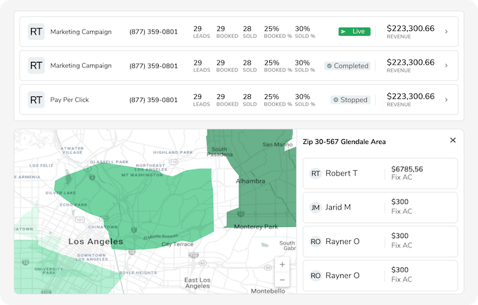 advertising heat map