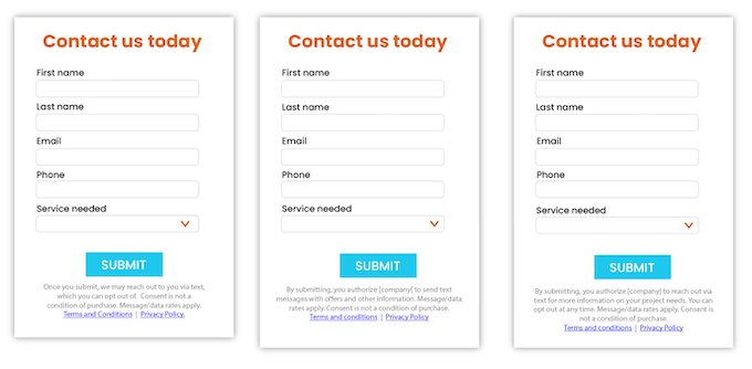 tcpa-sms-optin-form-examples