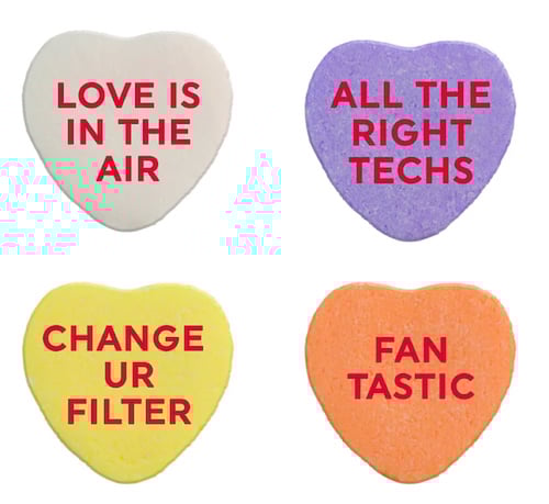 hvac valentine's day marketing hearts