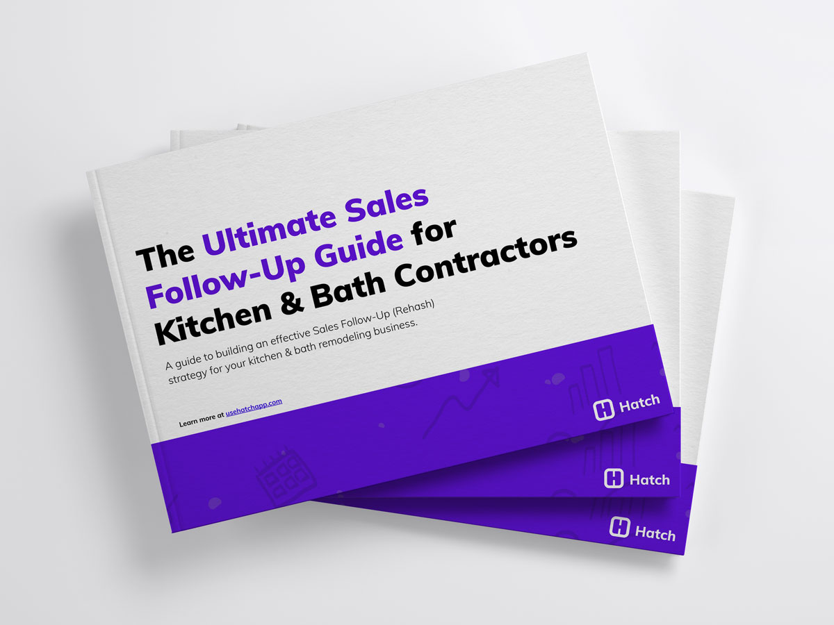 eBook - Sales Follow-Up_ Kitchen & Bath _ Hatch-Book-Cover